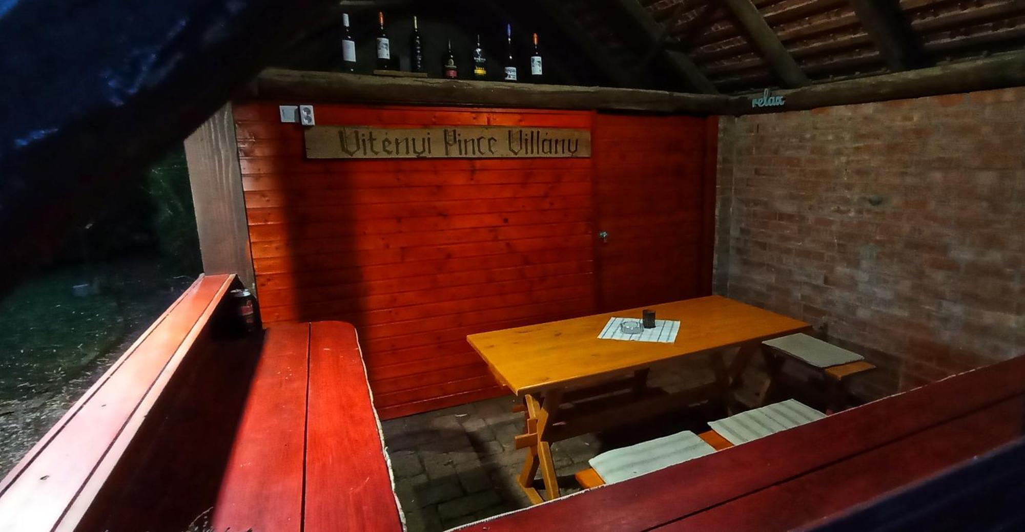 Vitenyi Pince Vendeghaz Villány Buitenkant foto